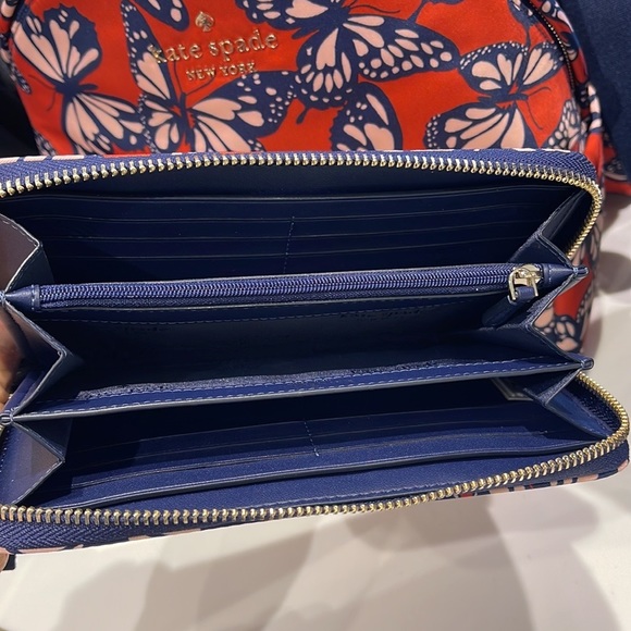 Kate Spade Chelsea Large Continental Wallet The little Better Butterfly Multi - Picture 12 of 16